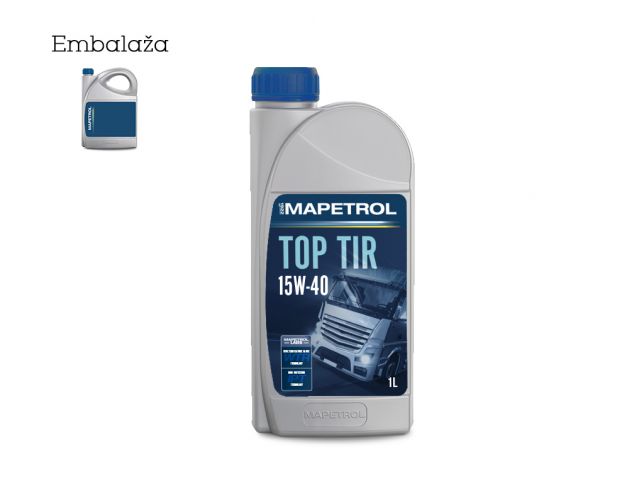 Olje Mapetrol Top Tir 15W40 5L
