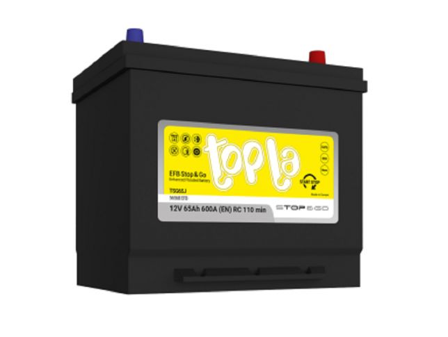 Akumulator Topla EFB Stop & Go 112260, 60Ah 12V D+
